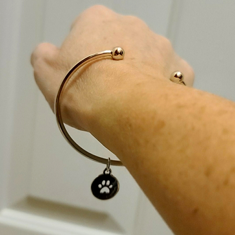 NWT Armoir Fashion World's Best Dog Mom Bangle